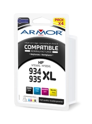 Kompatibilní inkoust ARMOR K20255W4 pro HP OJ 5780/5785 3 barvy, 22 ml, CB338EE