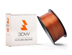 3DW - PLA  filament 1,75mm měděná, 1kg, tisk 190-210°C