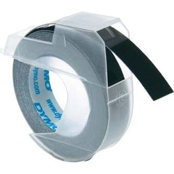 Dymo, originální páska do tiskárny štítků, S0898130, černý podklad, 3m, 9mm, baleno po 10 ks, cena za 1 ks, 3D